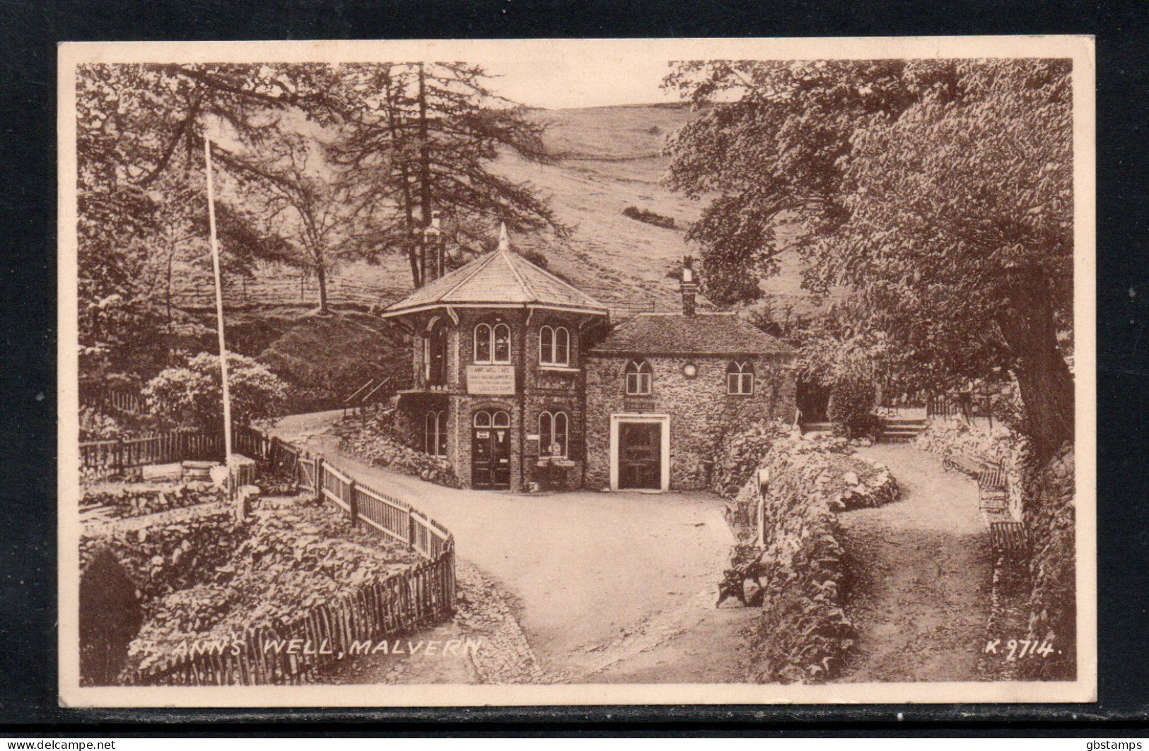 Ann's Well Malvern Worcestershire 1958 Posted Card As Scanned - Malvern