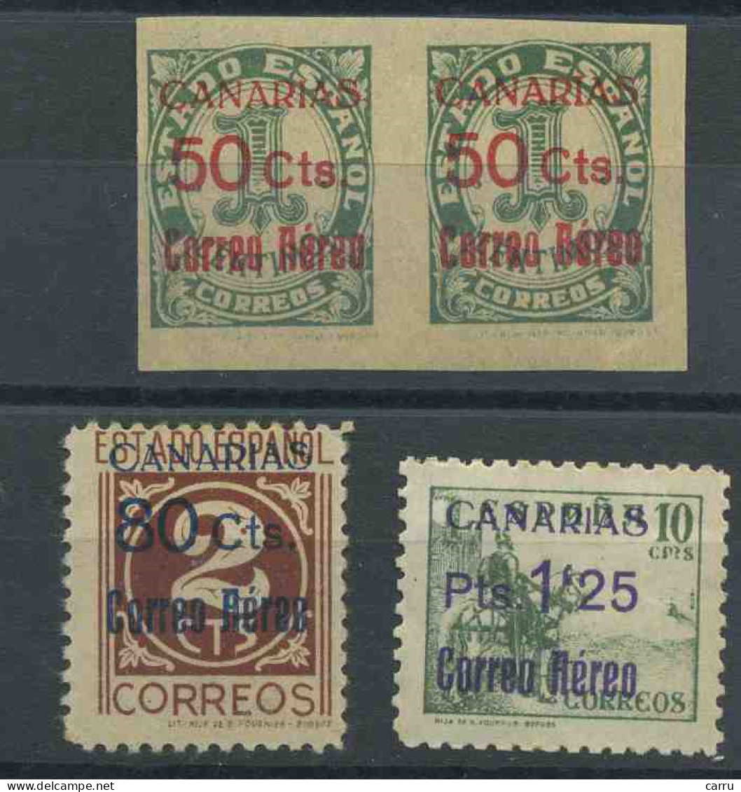 España - Canarias - 1937-1938 (Ed. 37/39) - Nuevos