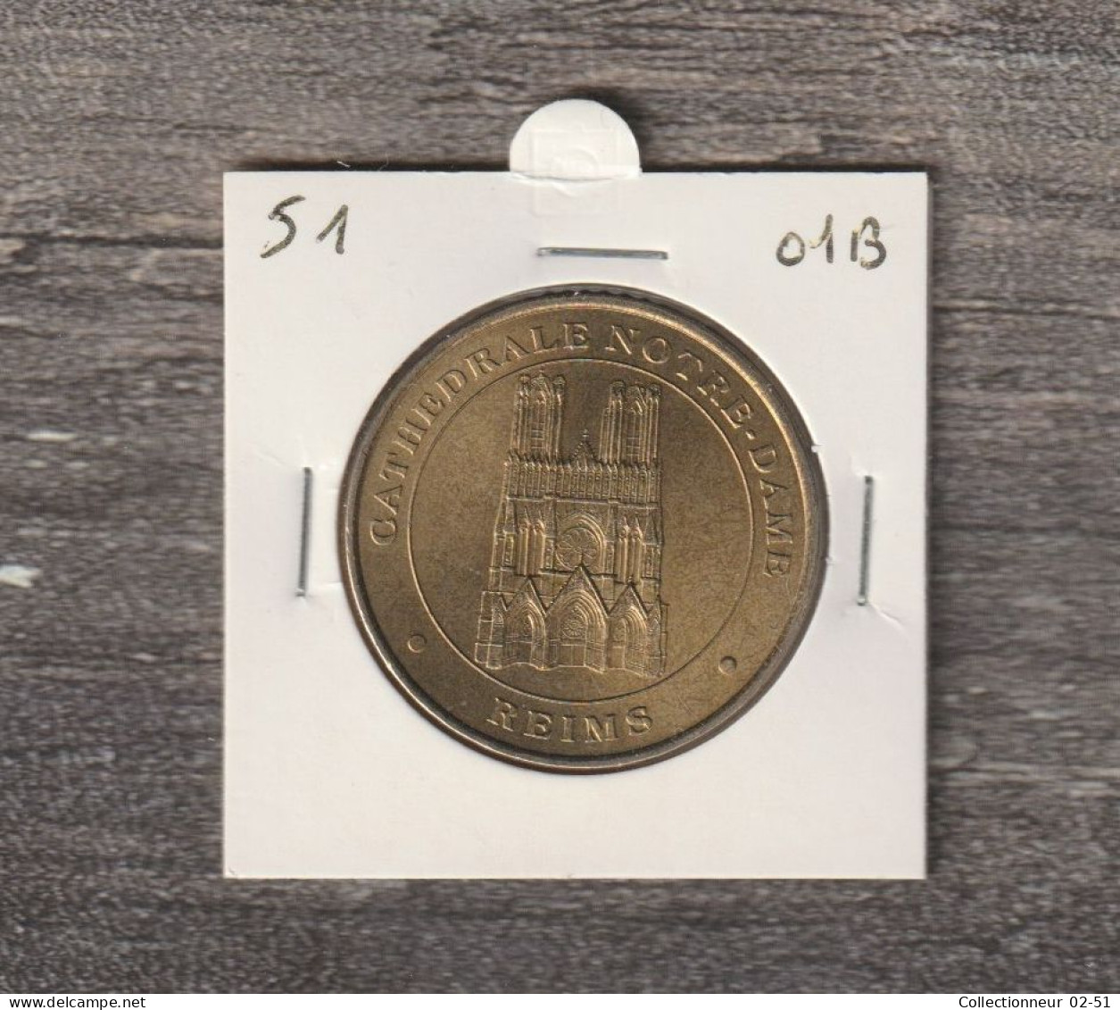 Monnaie De Paris : Cathédrale Notre-Dame De Reims - 2001 - 2001