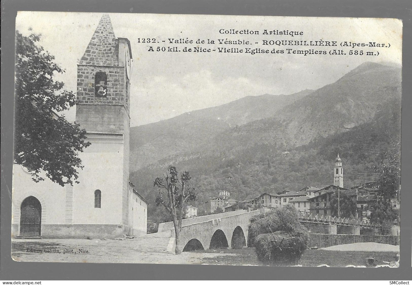 Roquebilière, Vieille église Des Templiers (11135) - Roquebilliere