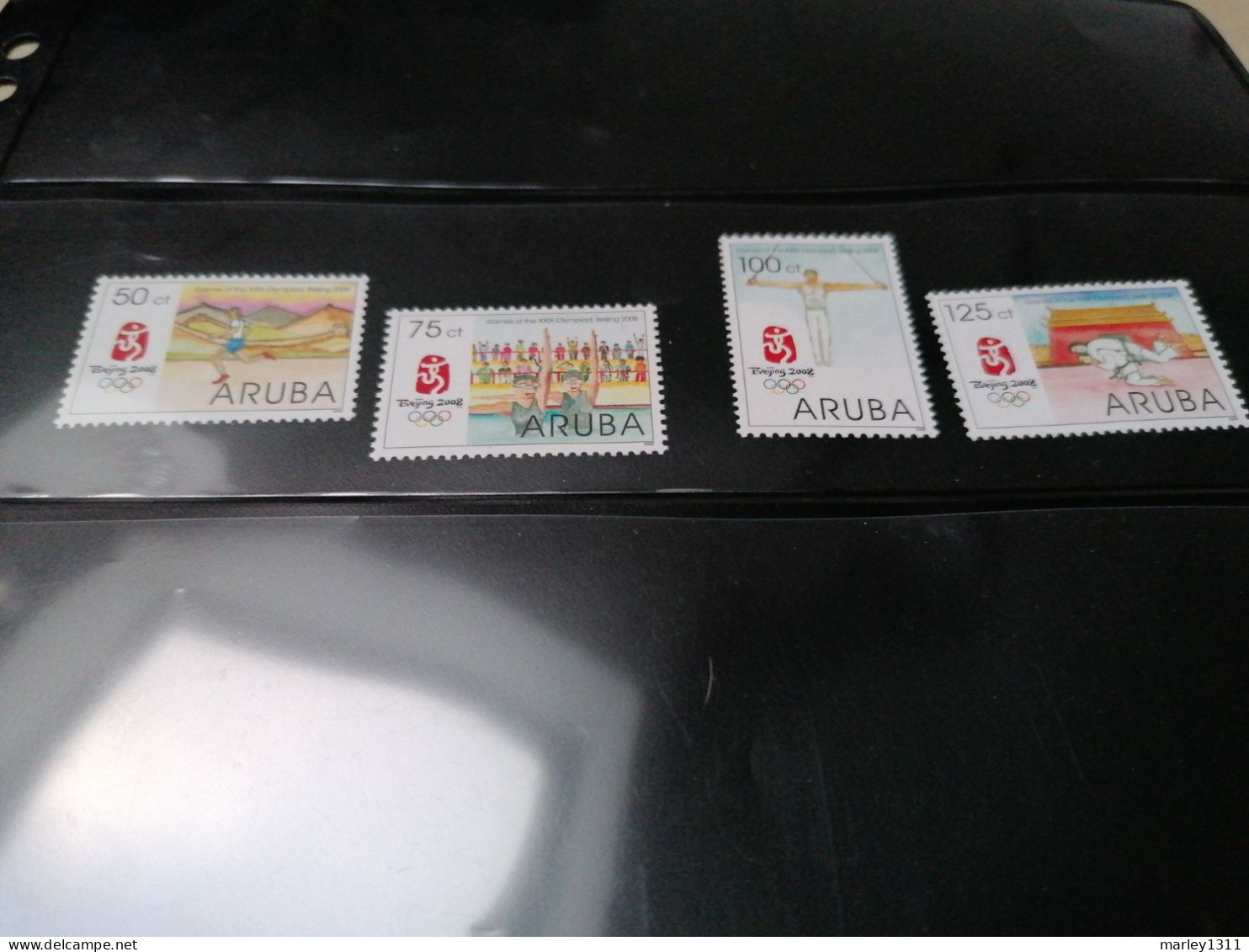 Aruba 2008 Stamps Beijing 2008 YT 413/416 - Antillen