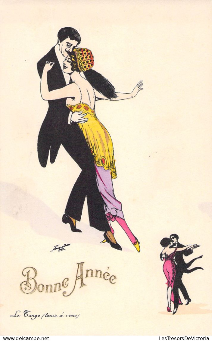 Illustrateur Xavier Sager - Danse - Le Tango - Toute à Vous - Carte Postale Ancienne - - Sager, Xavier