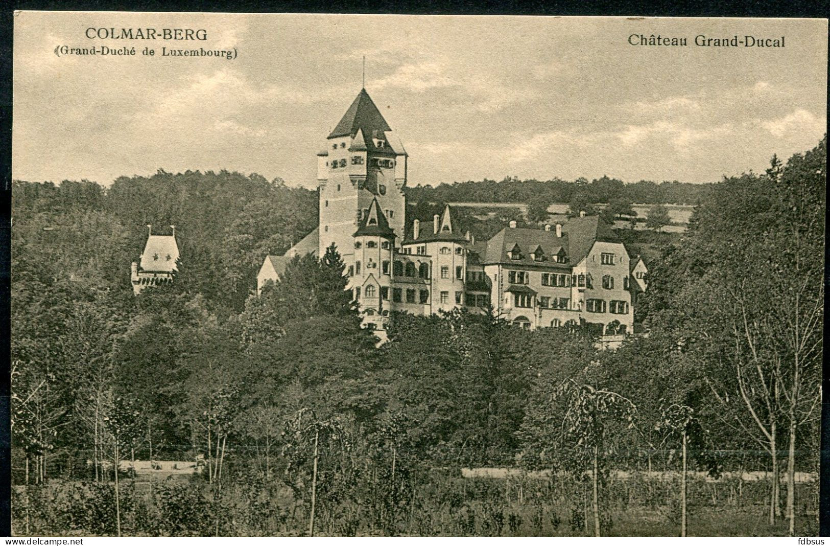 Colmar Berg - Chateau Grand Ducal - Ed. P.C. Schoren  - Ongelopen Kaart - Colmar – Berg