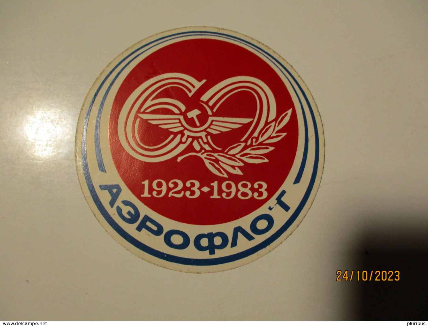 USS RUSSIA AEROFLOT 1923 - 1983 STICKER - Aufkleber