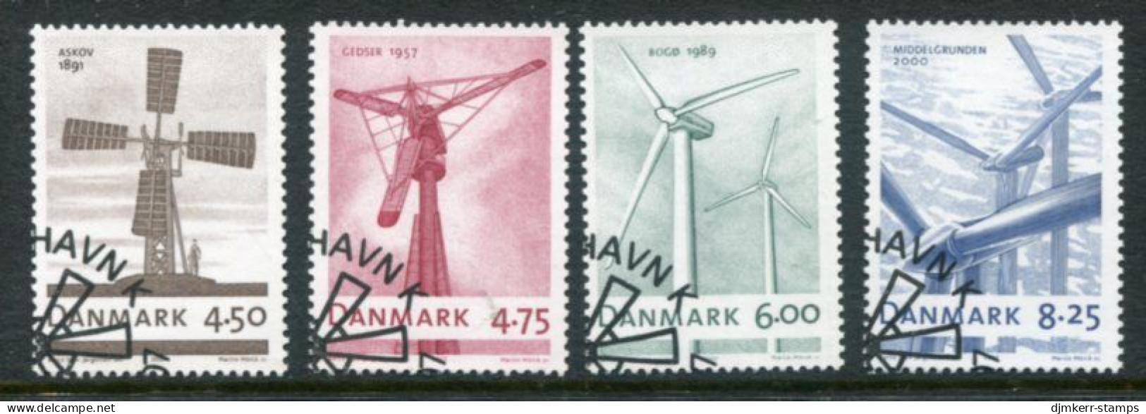 DENMARK 2007 Wind Energy Used  Michel  1454-57 - Used Stamps