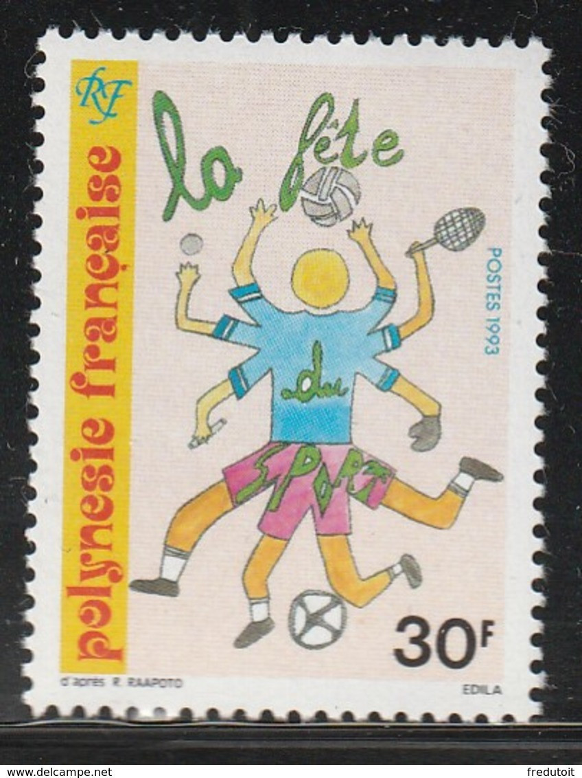 POLYNESIE - N° 436  ** (1993) - Neufs