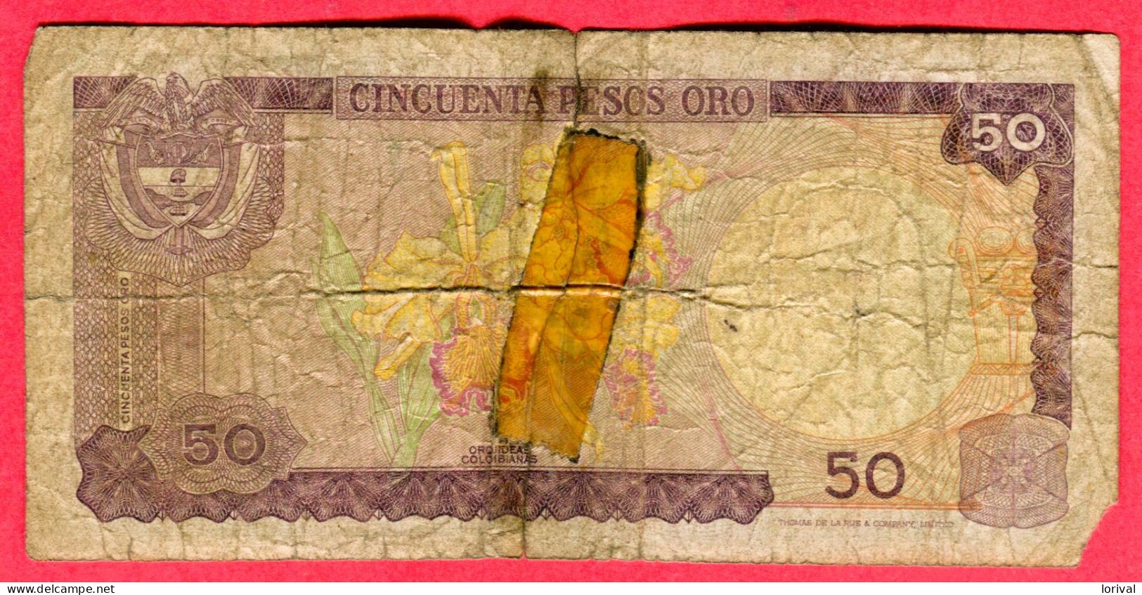 50 Pesos Ab 1 - Colombia