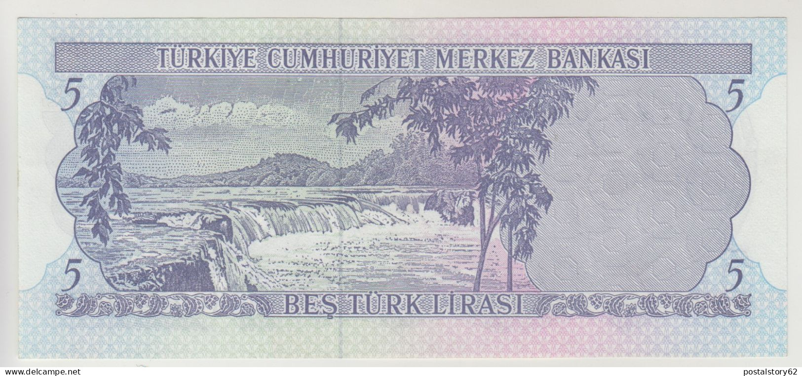 Turchia, Banconota Da 5 Lira  Anno 1976 Pick 185 Cons. FDS - Turquie