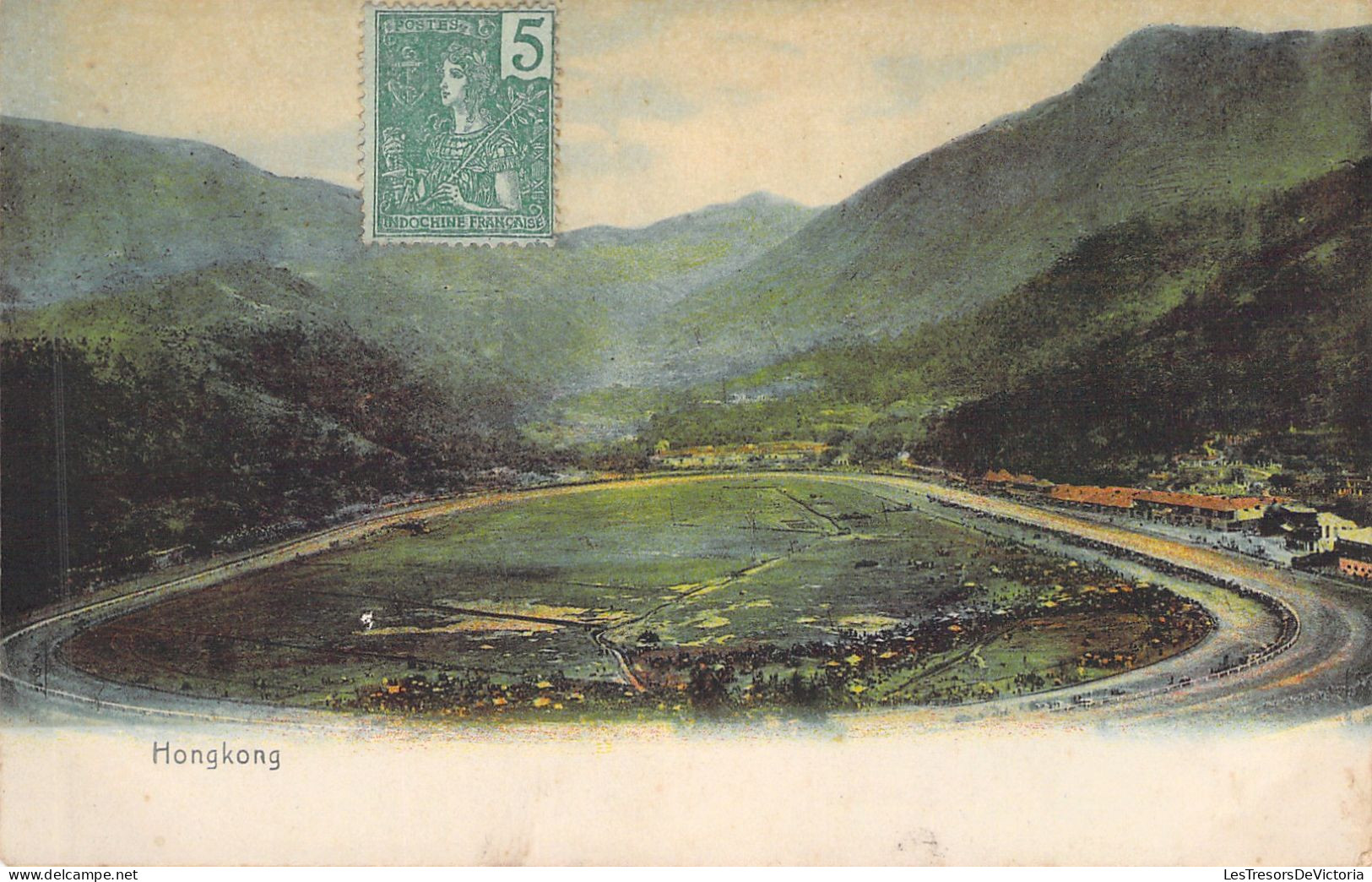 CHINE - Hongkong - Paysage Vert - Carte Postale Ancienne - - China (Hongkong)