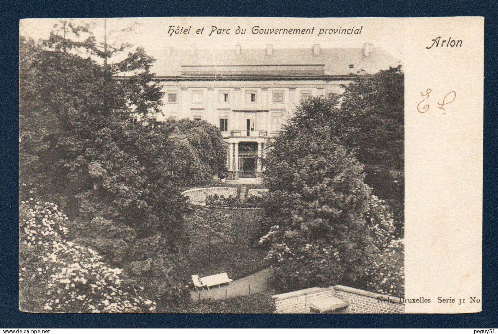Arlon. Hôtel Et Parc Du Gouvernement Provincial. 1903 - Aarlen