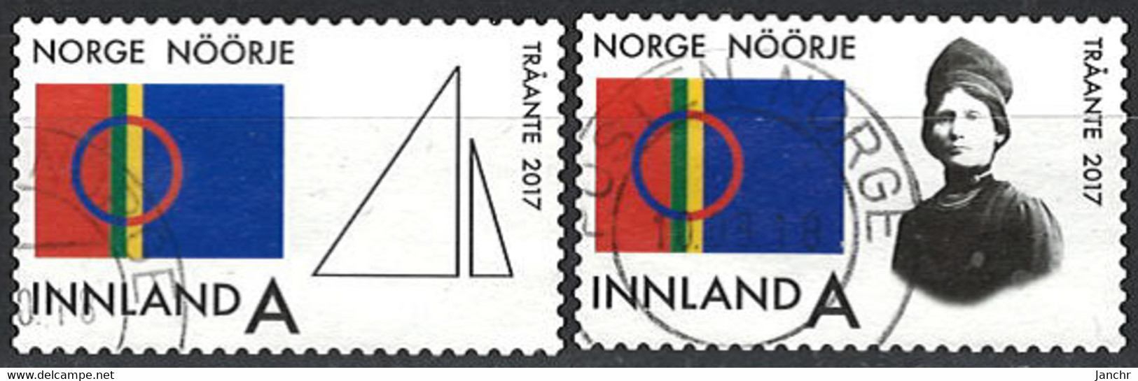 Norwegen Norway 2017. Mi.Nr. 1929-1930, Used O - Gebraucht