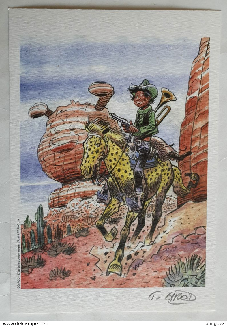 EX-LIBRIS GIROD -  N° 147/250 SIGNE - DURANGO (7) Hommage A Franquin - Illustratori G - I