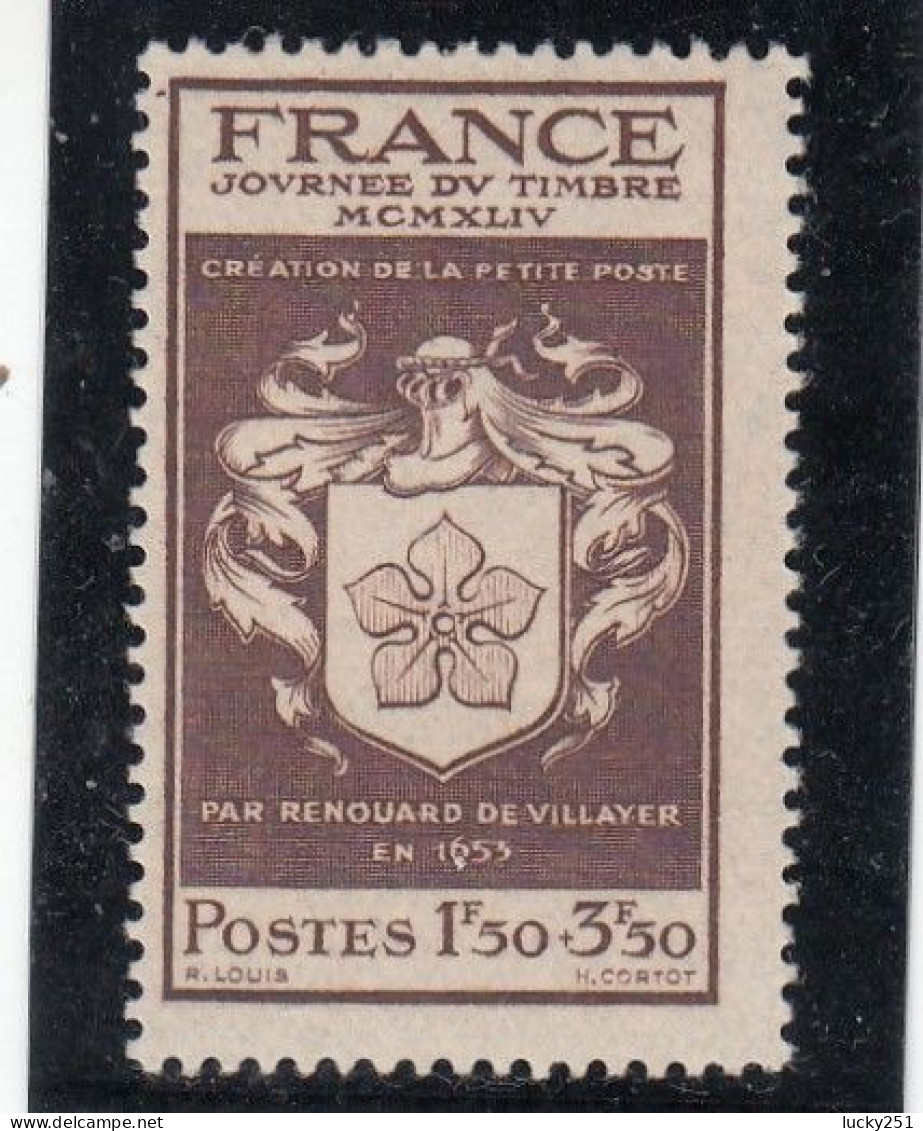 France - Année 1944 - Neuf** - N°YT 668** - Journée Du Timbre - Nuovi