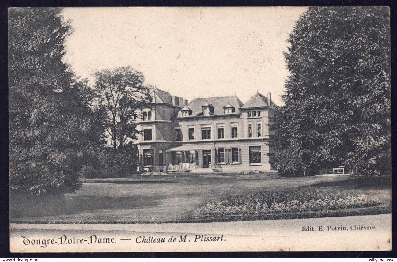 +++ CPA - TONGRE NOTRE DAME - Château De M. Plissart  // - Chièvres