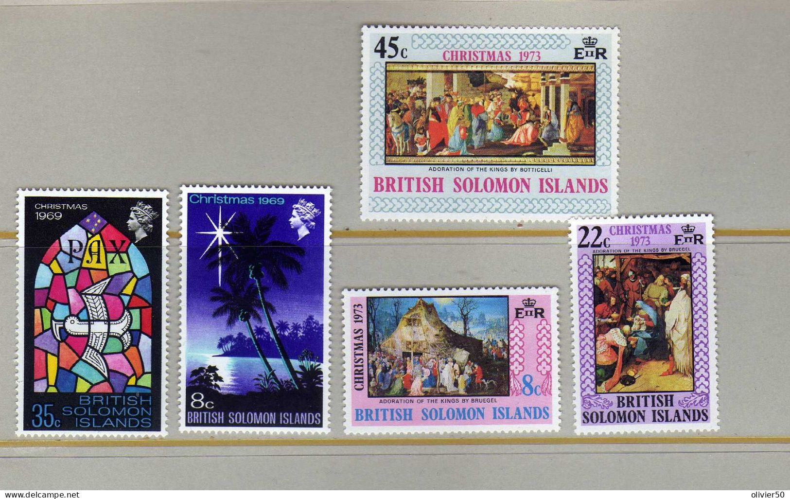 Iles Salomons - (1969-73) -  Noel -  - Neufs** - MNH - British Solomon Islands (...-1978)