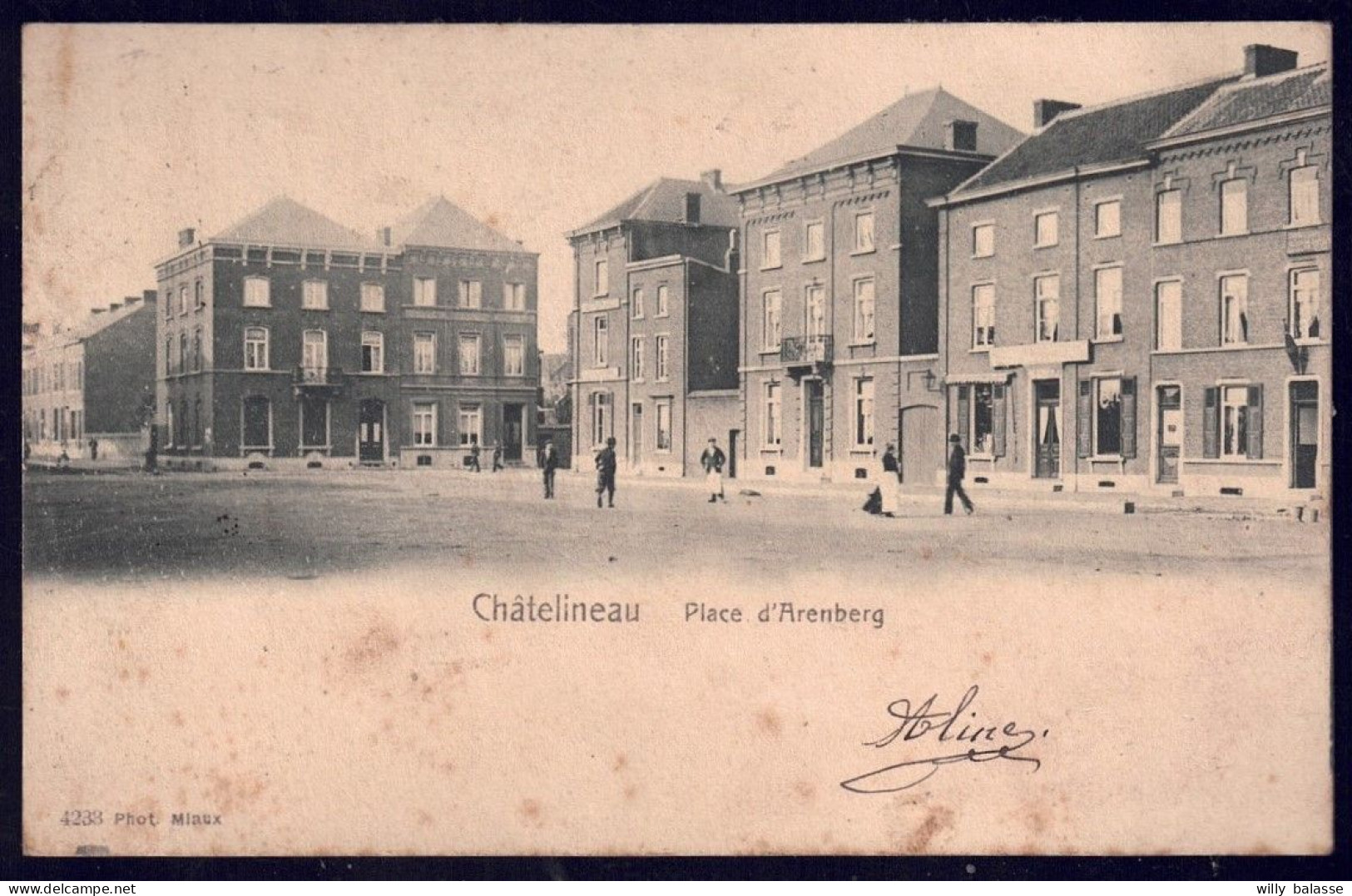 +++ CPA - CHATELINEAU - Place D'Arenberg   // - Châtelet