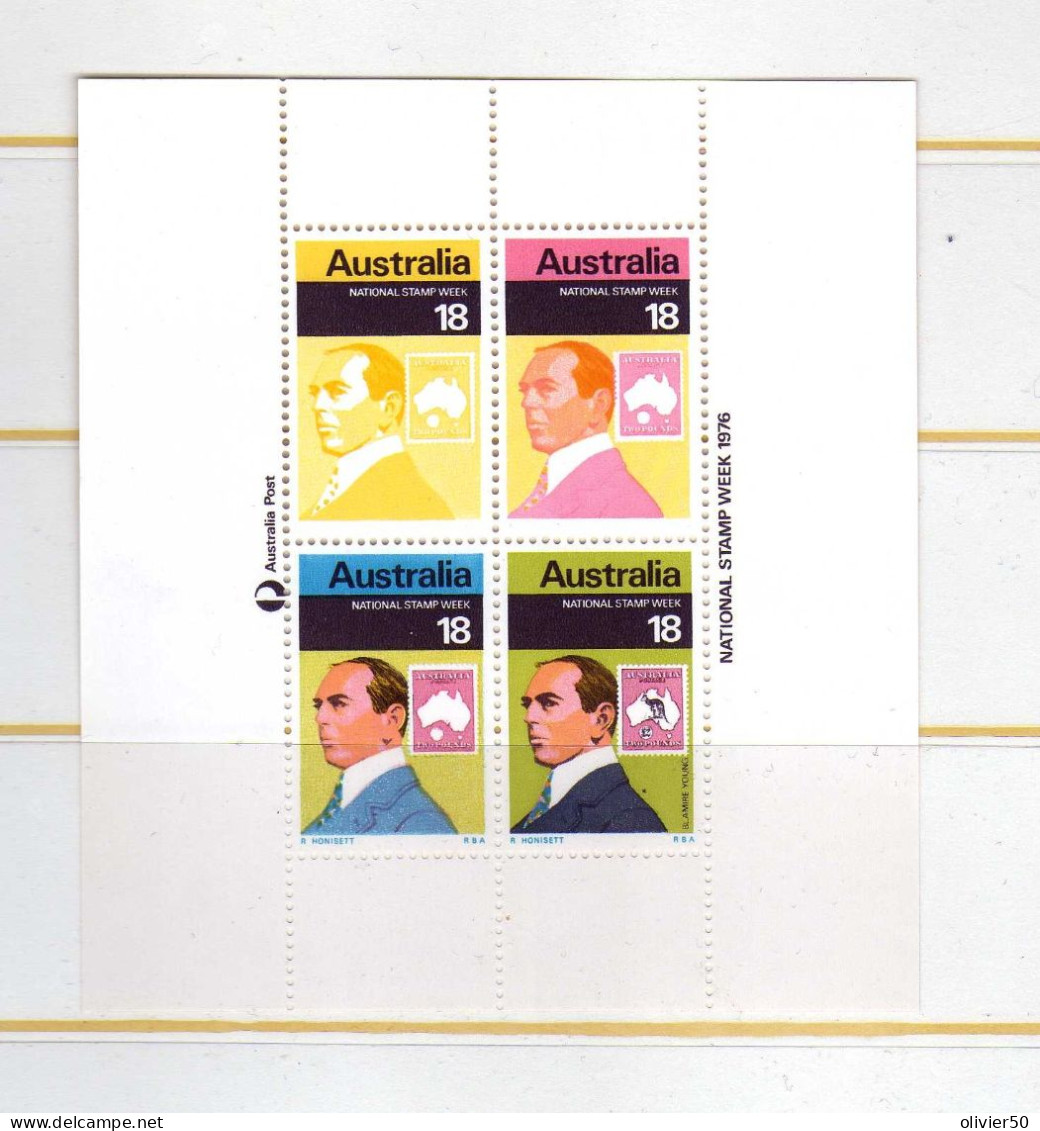 Australie - 1976 - BF -Semaine Du Timbre - Neufs** - MNH - Blokken & Velletjes