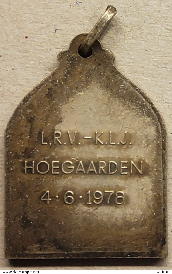 4271 Vz Landelijke Rijverenigingen (LRV) 1938-1978 - Kz LRV -KLJ Hoegaarden 4.6.1978 - Tokens Of Communes