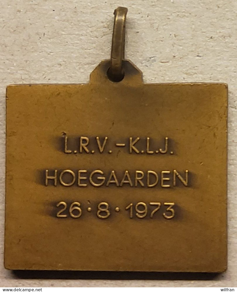 4275 Vz Landelijke Rijverenigingen (LRV) - Kz LRV -KLJ Hoegaarden 26.8.1973 - Tokens Of Communes