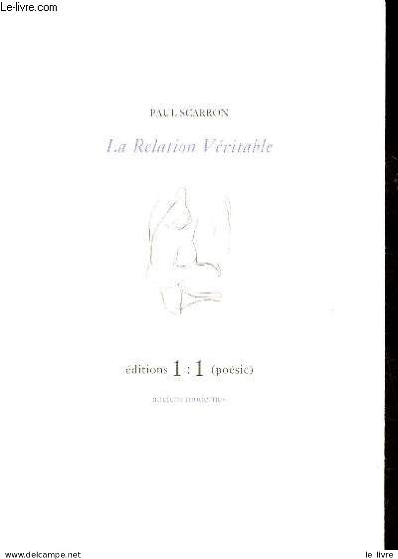 La Défiguration / La Relation Véritable - Collections Anciens Modernes. - Prigent Christian & Scarron Paul - 2002 - Autres & Non Classés