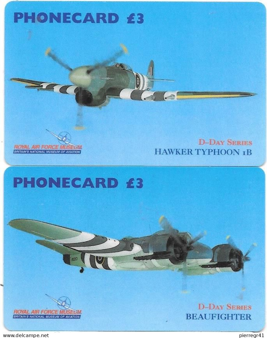 CARTE-PREPAYEE-GB-3£-AVIONS De GUERRE1940-RAF  MUSEE-Plastic Epais Glacé-Non Gratté Neuve- TBE/ - Flugzeuge
