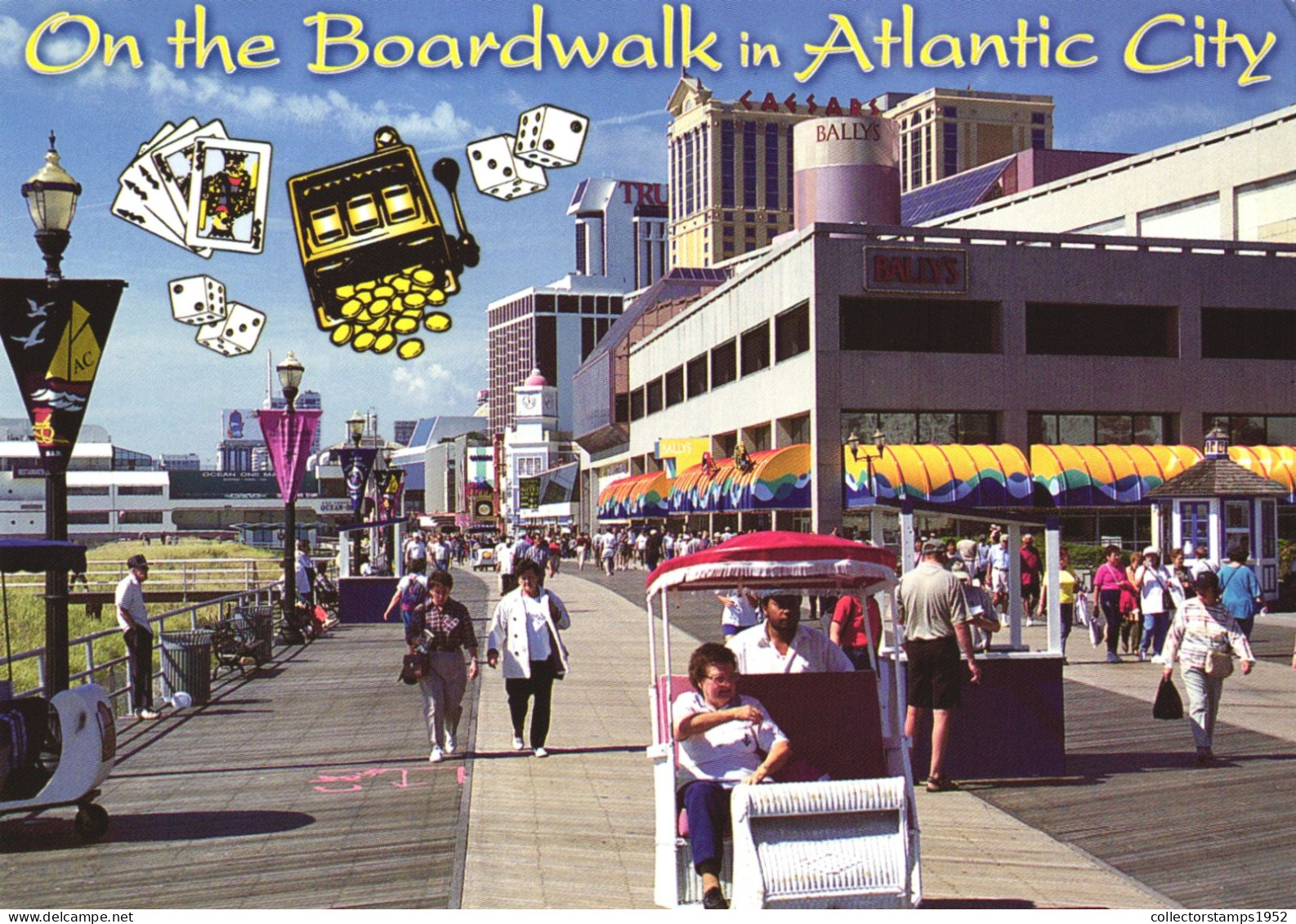 ATLANTIC CITY, BOARDWALK, ARCHITECTURE, UNITED STATES - Atlantic City