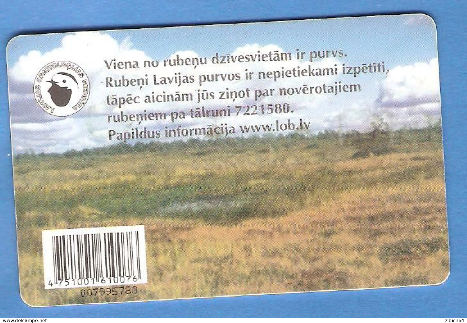 LATVIA - Chip Phonecard - Lettland