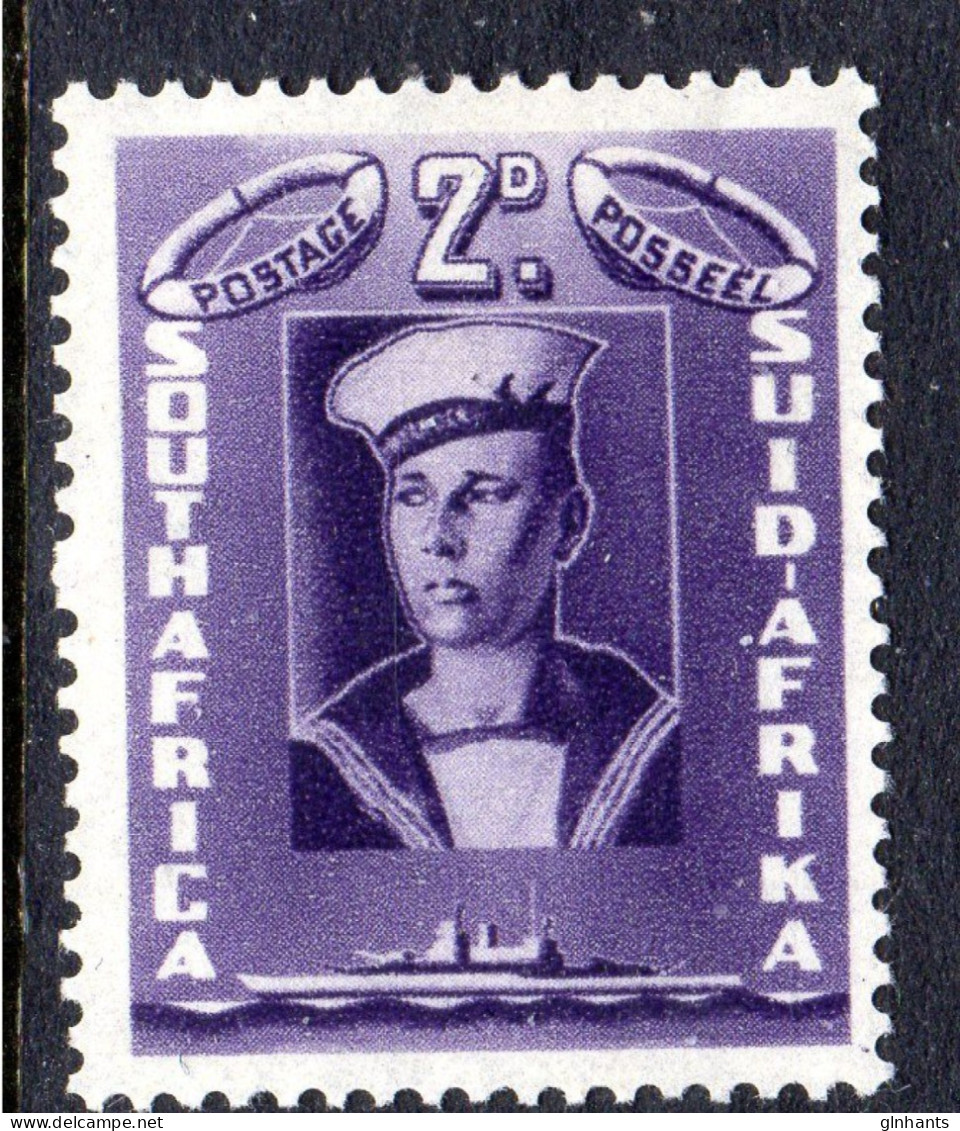 SOUTH AFRICA - 1941 SAILOR 2d STAMP FINE MOUNTED MINT MM * SG 96 REF C - Neufs