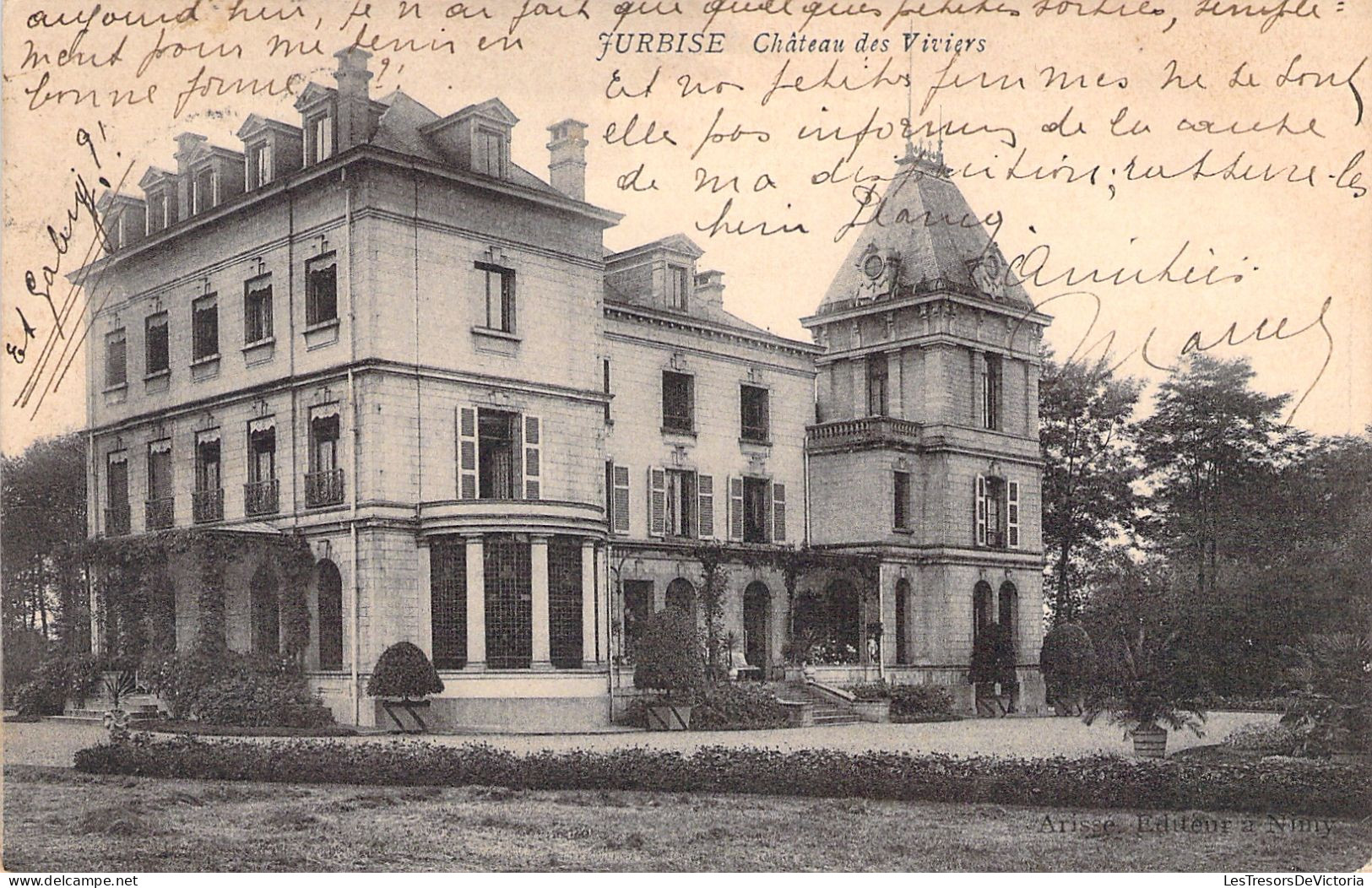 BELGIQUE - Jurbise - Chateau Des Viviers - Carte Postale Ancienne - - Jurbise