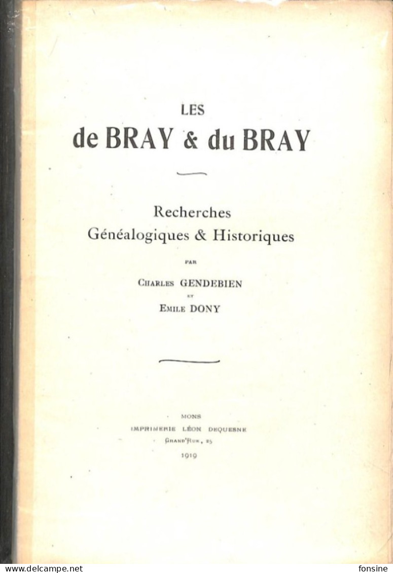 De Bray  Et Du Bray - Lots De Plusieurs Livres