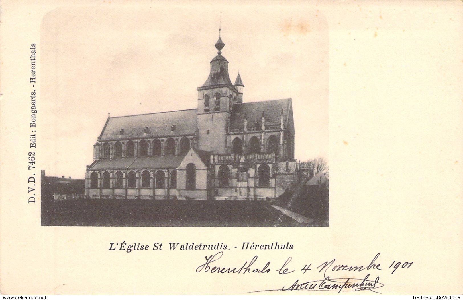 BELGIQUE - L'eglise St Waldetrudis - Herenthals - D V D - Carte Postale Ancienne - - Herentals