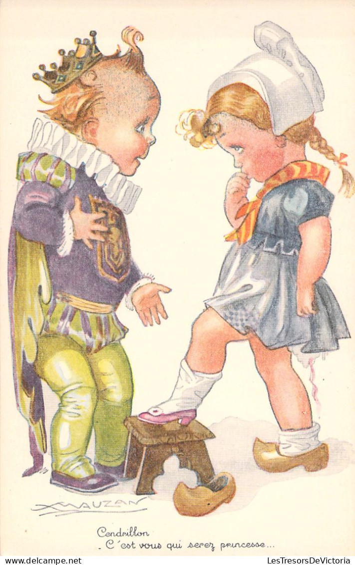 Illustrateur - Mauzan - Cendrillon - Enfants Déguisés - Carte Postale Ancienne - - Mauzan, L.A.
