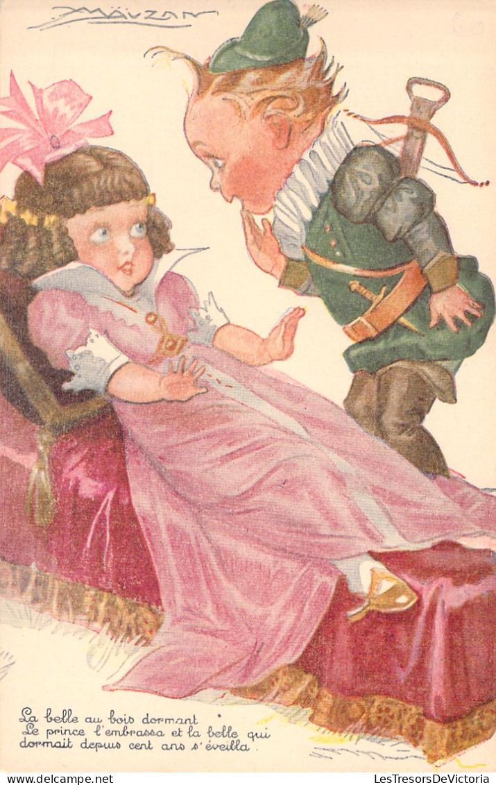 Illustrateur - Mauzan - La Belle Au Bois Dormant - Enfants Déguisés - Carte Postale Ancienne - - Mauzan, L.A.