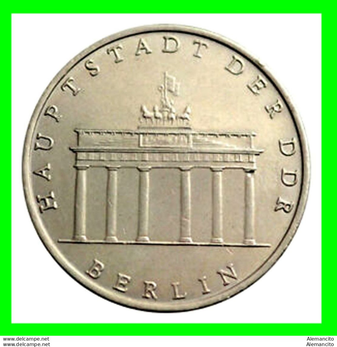 ( GERMANY DDR ) REPUBLICA DEMOCRATICA DE ALEMANIA ( RDA ) MONEDAS DE 5-DM AÑO 1971 KM 22.MONEDA SIN CIRCULAR HAUPTSTADT - 5 Mark