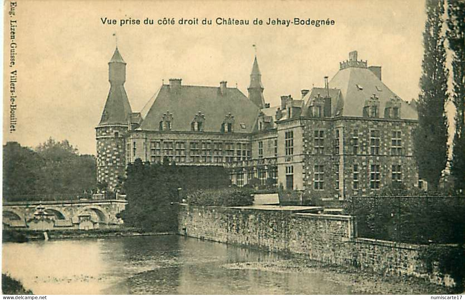 Cpa JEHAY BODEGNEE - Vue Prise Du Côté Droit Du Château - Amay