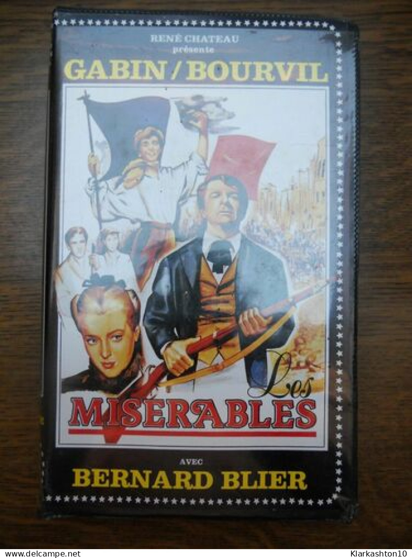 Les Misérables 1 2 Gabin-Bourvil-Blier VHS - Andere & Zonder Classificatie