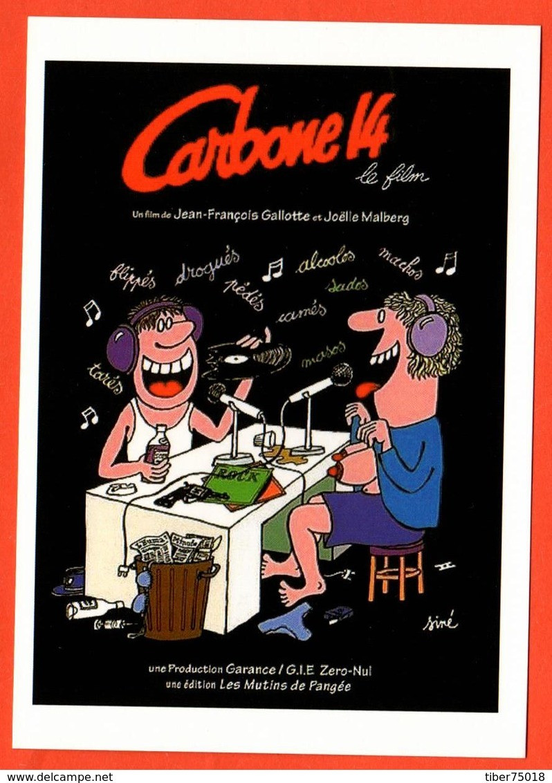 Carte Postale : Carbone 14 (cinéma - Affiche - Film) Illustration : Siné - Sine