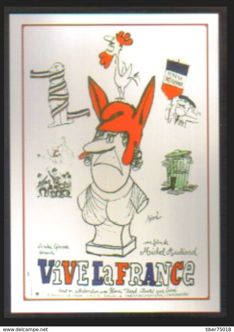 Carte Postale : Vive La France (Marianne - Film - Cinéma - Affiche) Illustration : Siné - Sine