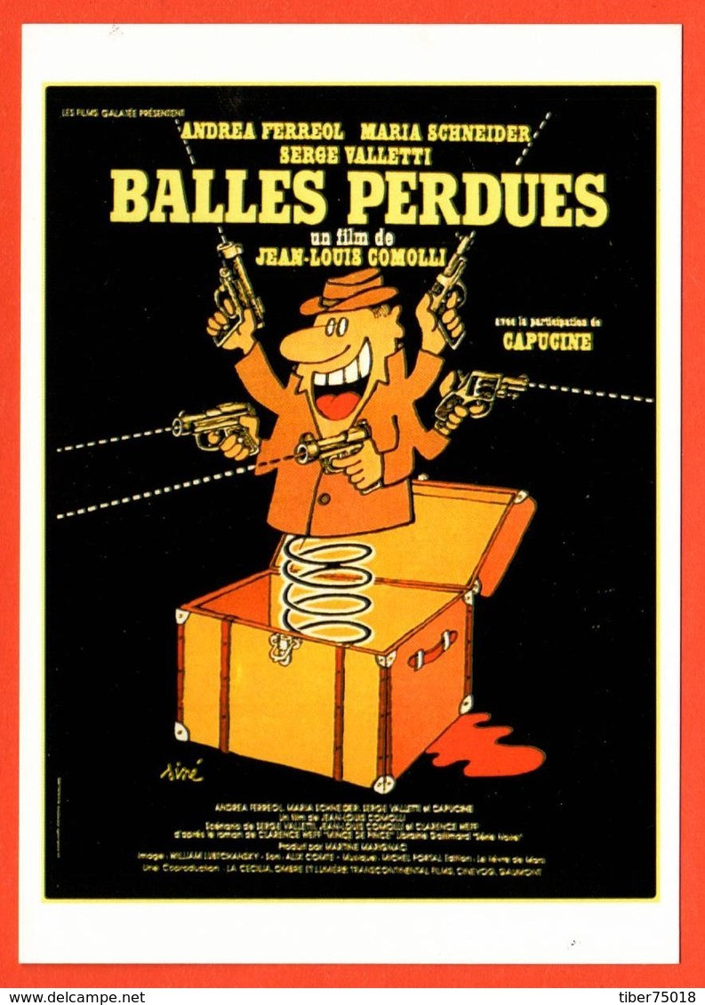 Carte Postale : Balles Perdues (cinéma - Affiche - Film) Illustration : Siné - Sine