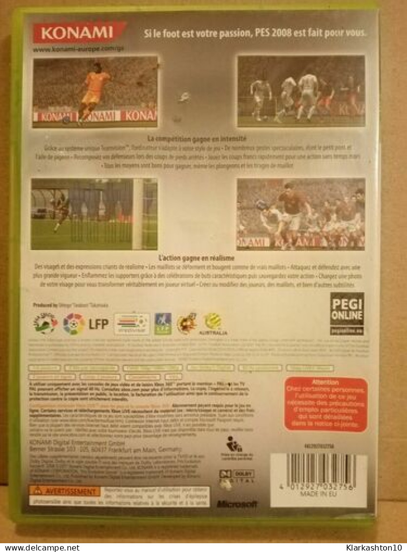 Pes Pro évolution Soccer XBOX - Xbox 360