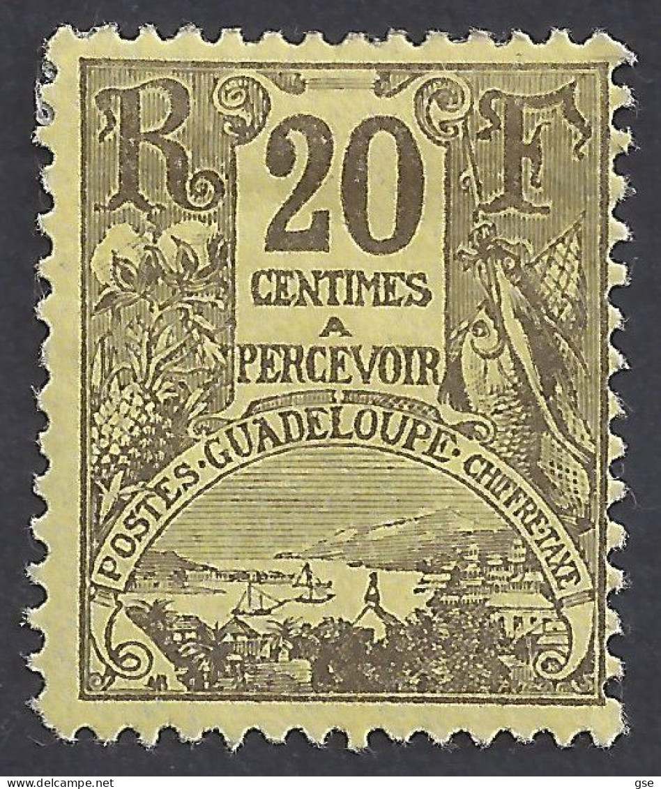 GUADALUPE 1904 - Yvert T18* (L) - Tasse | - Impuestos