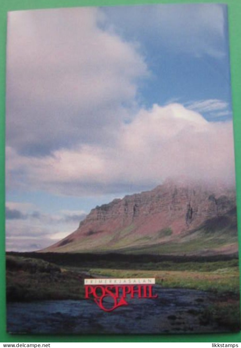 EMPTY 1989 ICELAND YEAR PACK ( NO STAMPS ) BUT USEFUL INFORMATION. #03270 - Volledig Jaar