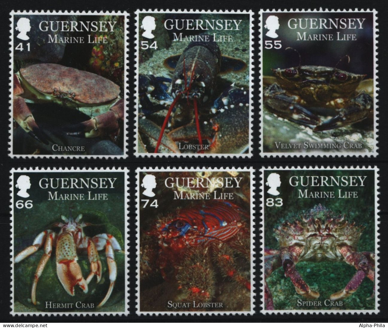 Guernsey 2014 - Mi-Nr. 1475-1480 ** - MNH - Meerestiere / Marine Life - Guernesey