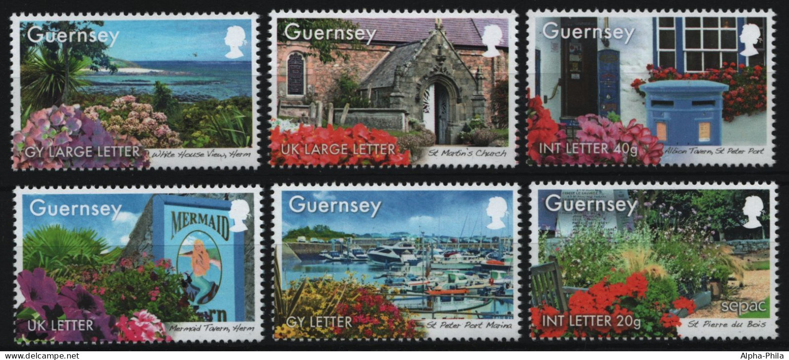 Guernsey 2014 - Mi-Nr. 1468-1473 ** - MNH - Tourismus - Guernesey