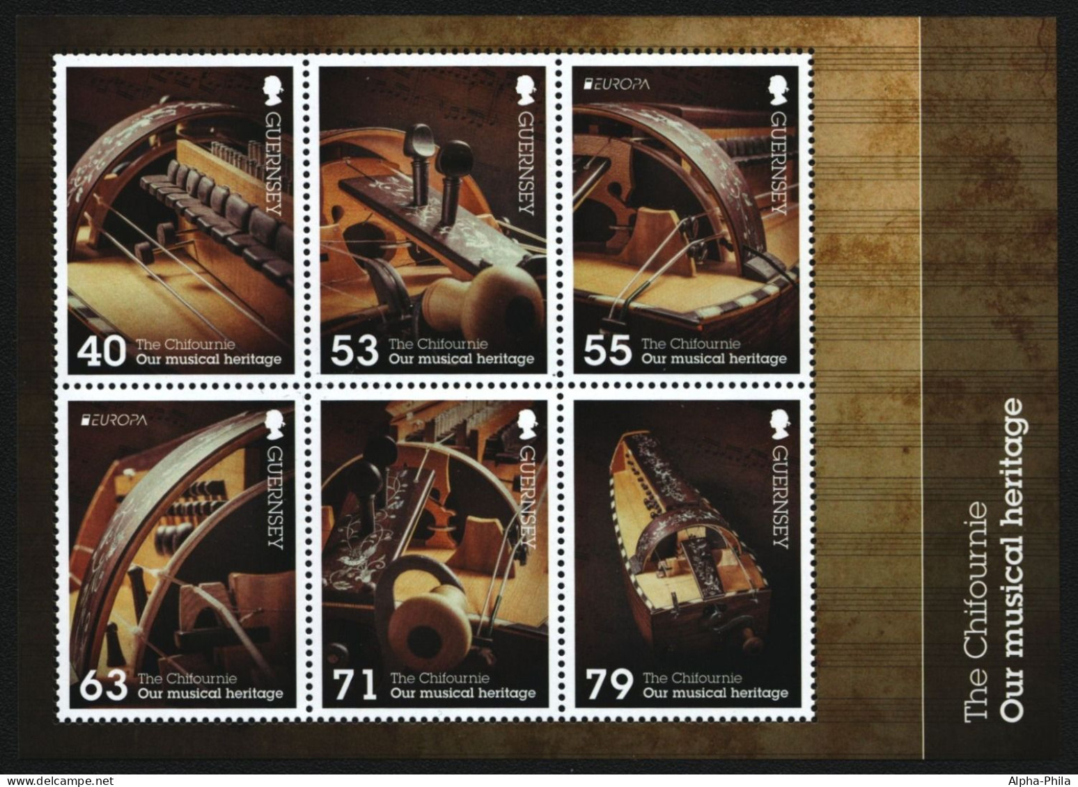 Guernsey 2014 - Mi-Nr. Block 69 ** - MNH - Musikinstrumente - EUROPA - Guernesey