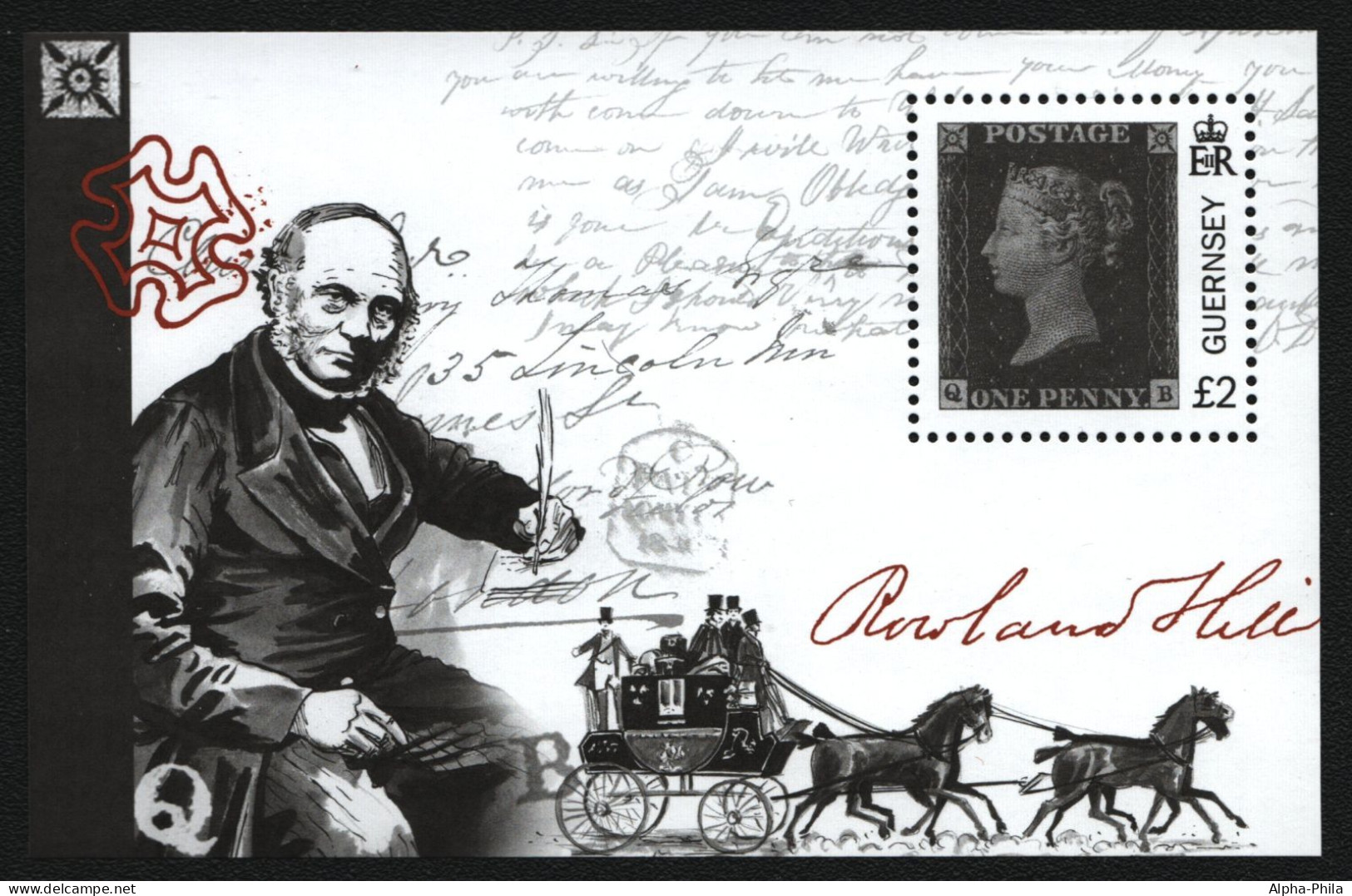 Guernsey 2015 - Mi-Nr. Block 74 ** - MNH - 175 Jahre Briefmarken - Guernesey