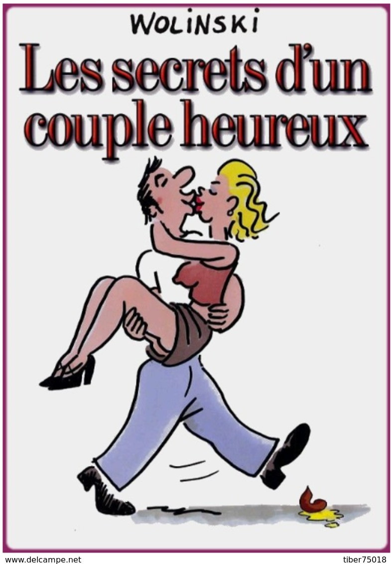 Carte Postale : Les Secrets D'un Couple Heureux - Illustration : Wolinski - Wolinski