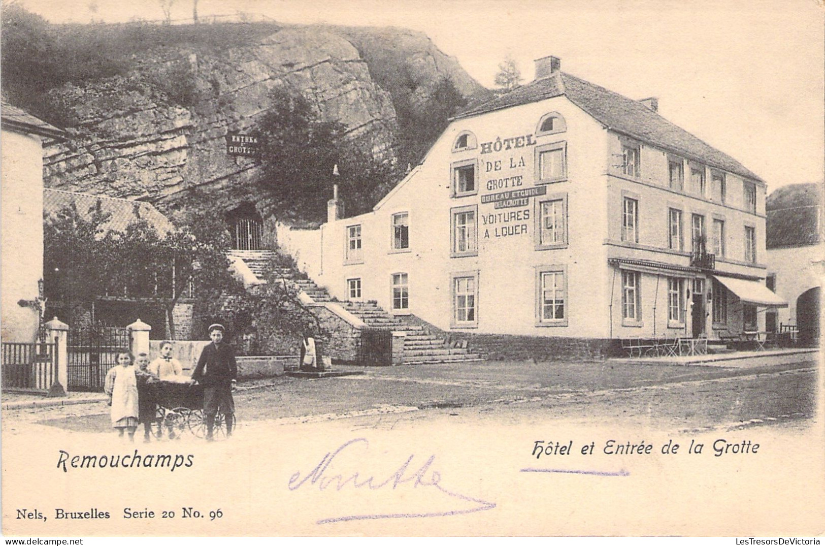 BELGIQUE - Remouchamps - Hotel Et Entrée De La Grotte - Nels - Carte Postale Ancienne - - Otros & Sin Clasificación