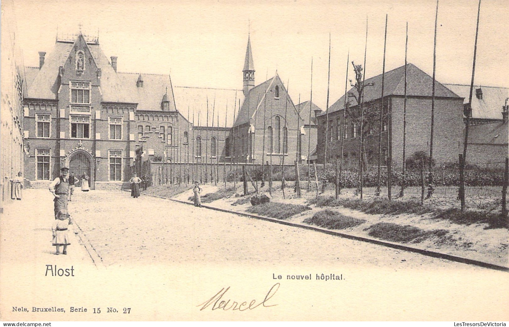 BELGIQUE - Alost - Le Nouvel Hopital - Nels - Carte Postale Ancienne - - Aalst