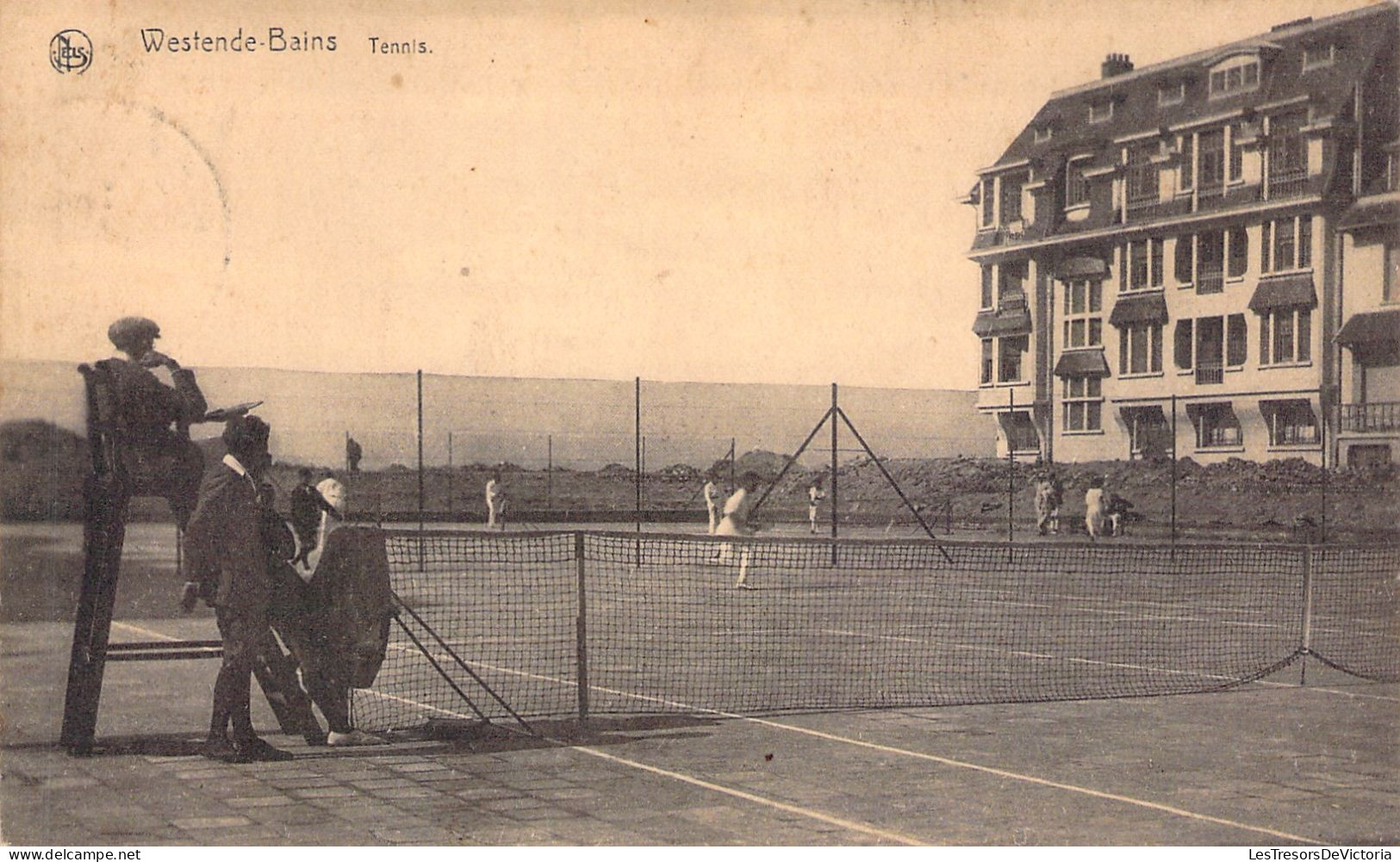 BELGIQUE - Westende Bains - Tennis - Nels - Carte Postale Ancienne - - Westende